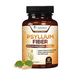 Organic Psyllium Fiber Capsules